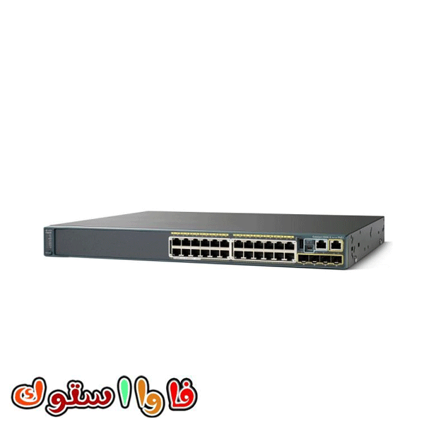 سوئیچ شبکه سیسکو 24 پورت WS-C2960S-24PS-L