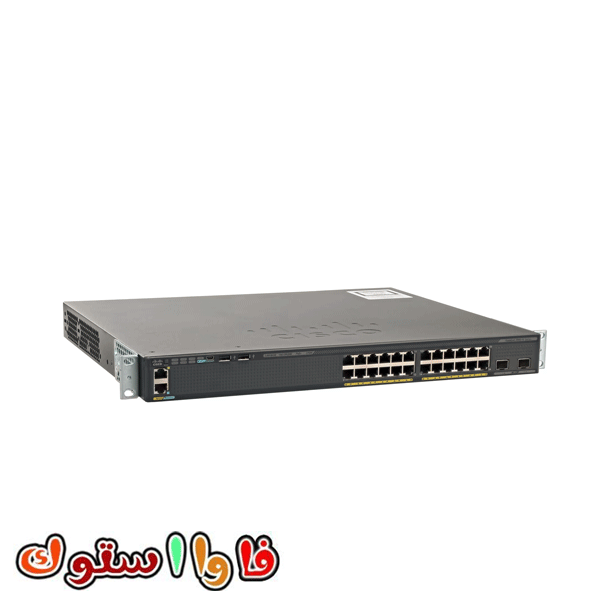 سوئیچ شبکه سیسکو 24 پورت WS-C2960X-24PD-L
