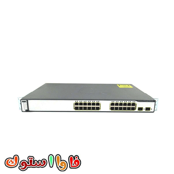 سوئیچ شبکه سیسکو 24 پورت WS-C3750-24PS-S