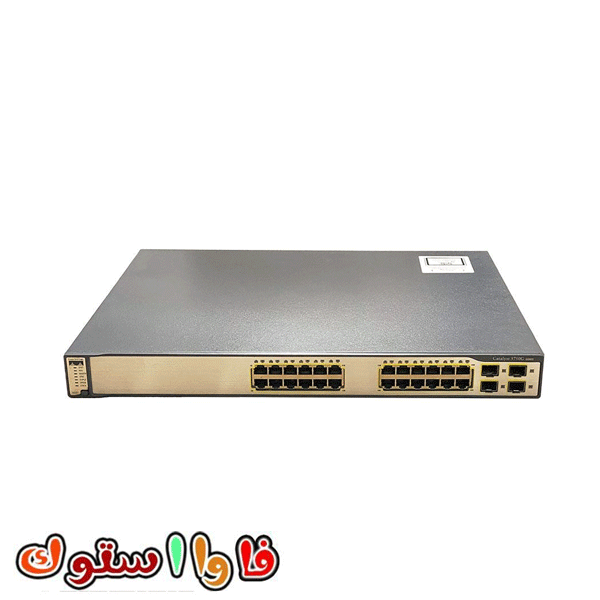 سوئیچ شبکه مدیریتی سیسکو 24 پورت WS-C3750G-24TS-S1U